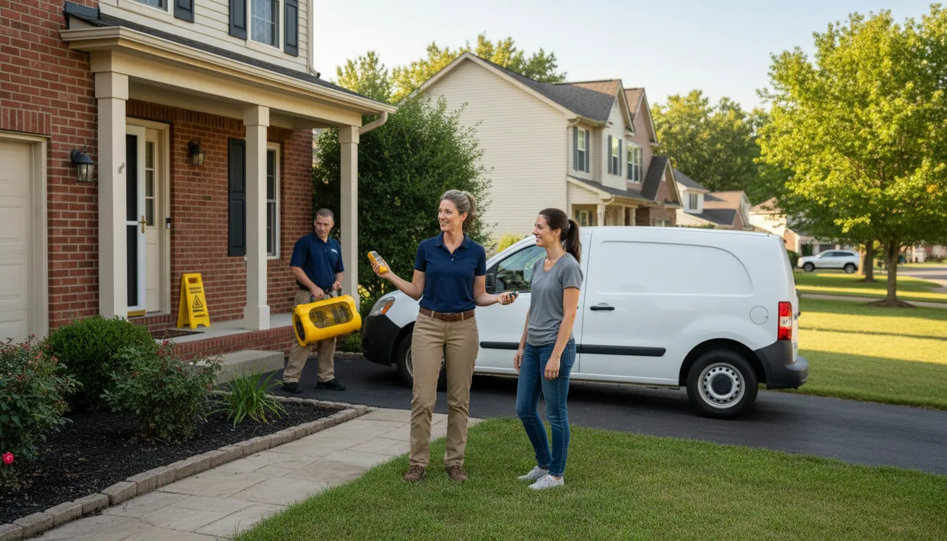 Water restoration image for Home Water Damage Repair in Blanchard, OK